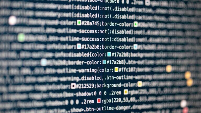 Server log output on a screen